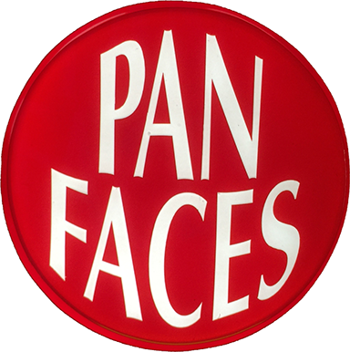 Round red formed pan face sample