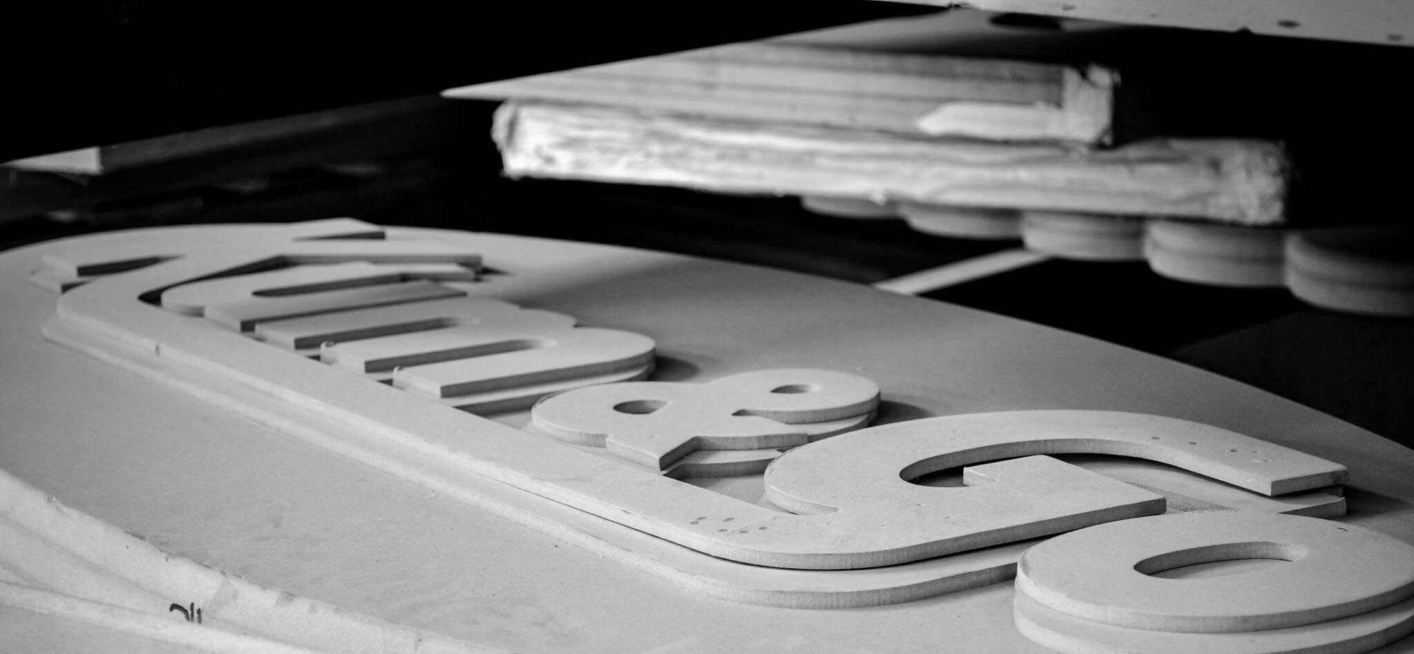 Custom formed plastic sign faces manufactured by Facecrafters